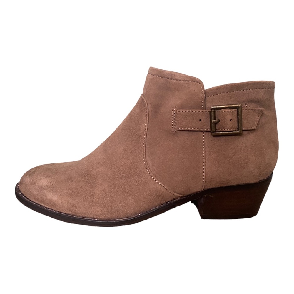 Steve Madden PRIZZZE Tan Suede Ankle Booties, Women's Size 7